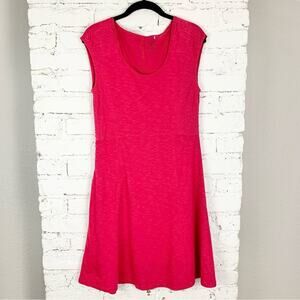 Toad & Co Sama Sama Dress Hot Pink Sleeveless Small